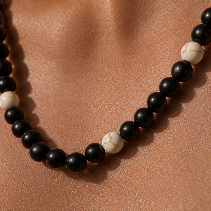 Collier Noir Ivoire