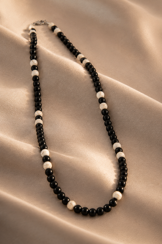 Noir Ivoire – Edelstenen Damesketting