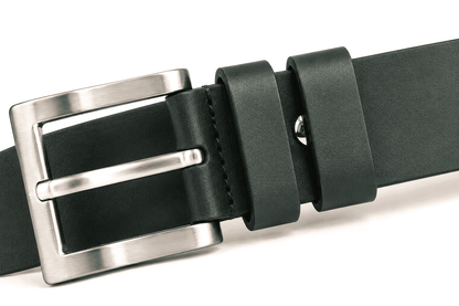 Unisex Leren Riem Verde Classico