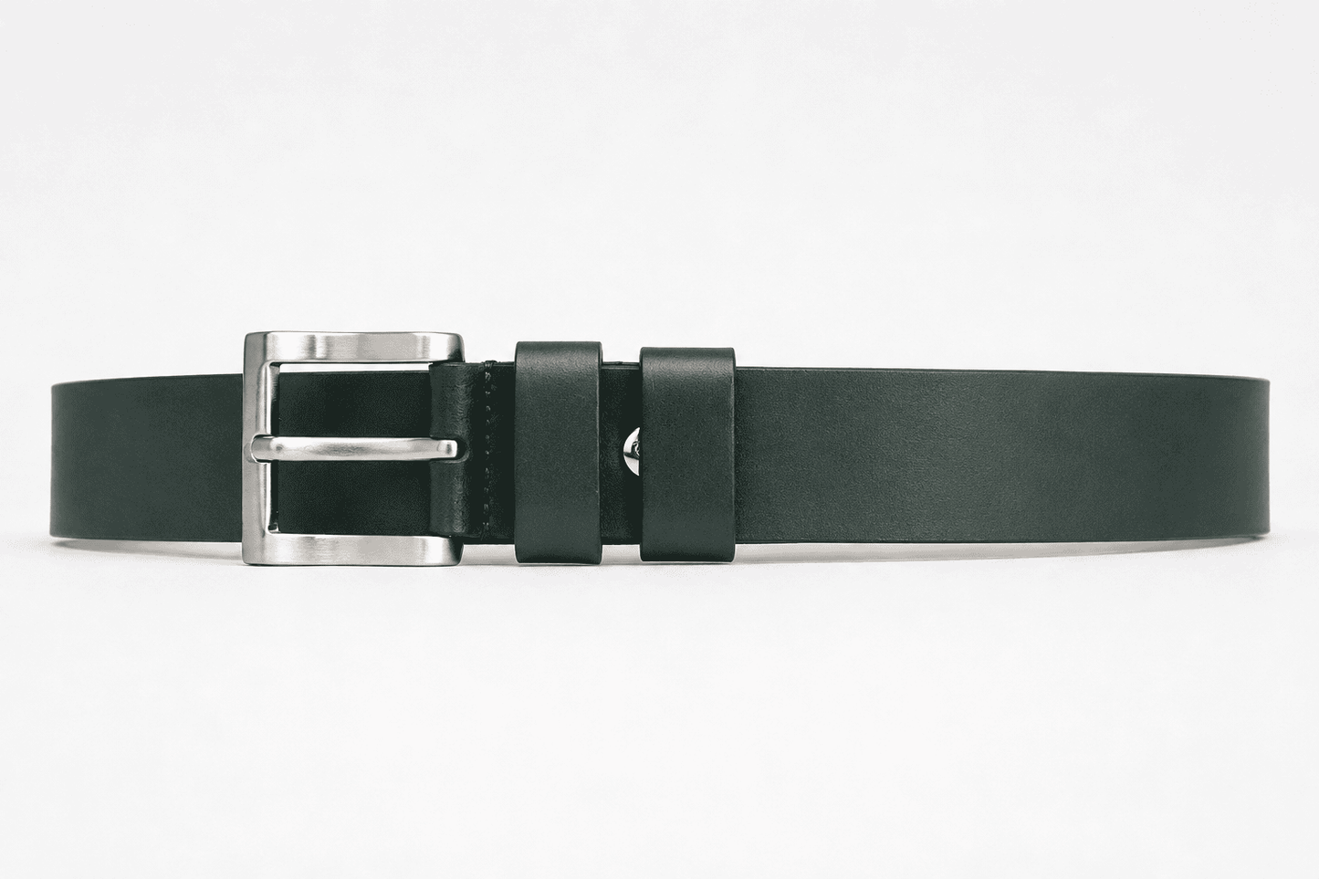 Unisex Leren Riem Verde Classico