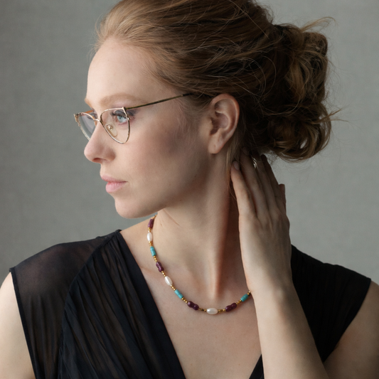Edelsteen ketting – Riviera Nomade