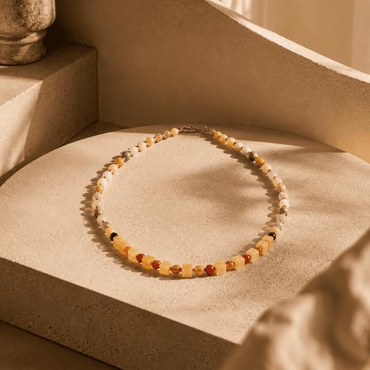 Éclat Terre – Dames Edelsteen Ketting