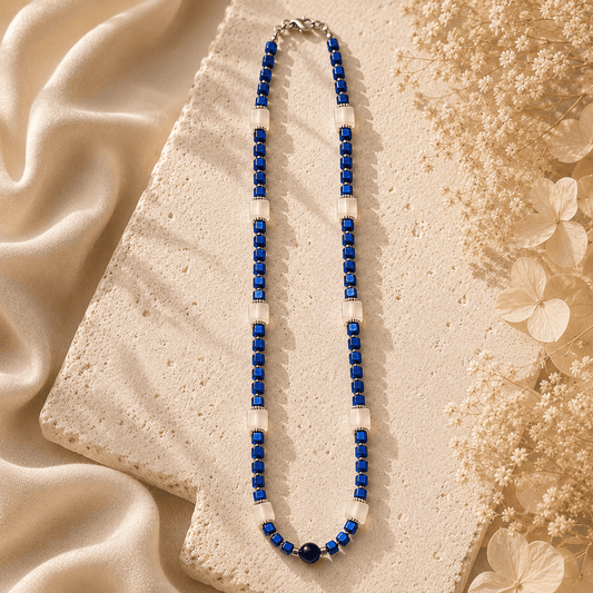 Bleu de Nuit – Dames Edelsteen Ketting