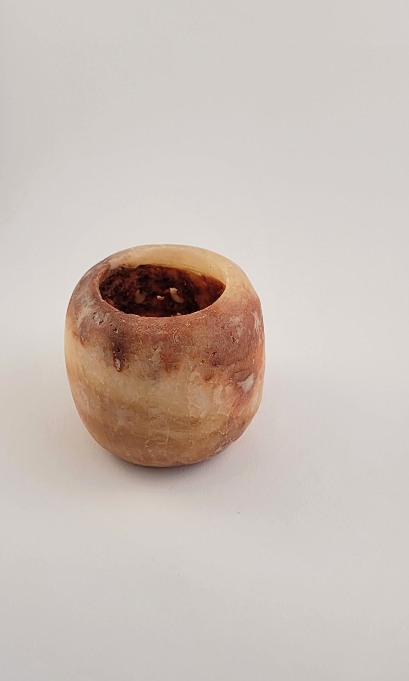 Natuursteen Waxinelichthouder 7,5 cm –  Alabaster Piccolo Calore