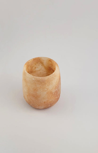 Natuursteen Waxinelichthouder 7 cm – Alabaster  Luce Intima