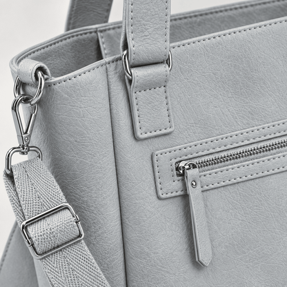 Macon – Dames Shopper Sky Blue met Sjaaltje