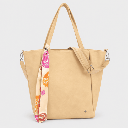 Macon – Dames Shopper Geel met Sjaaltje