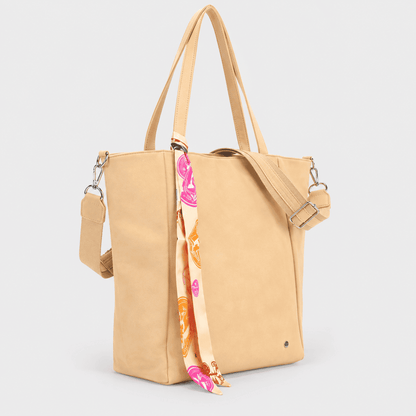 Macon – Dames Shopper Geel met Sjaaltje