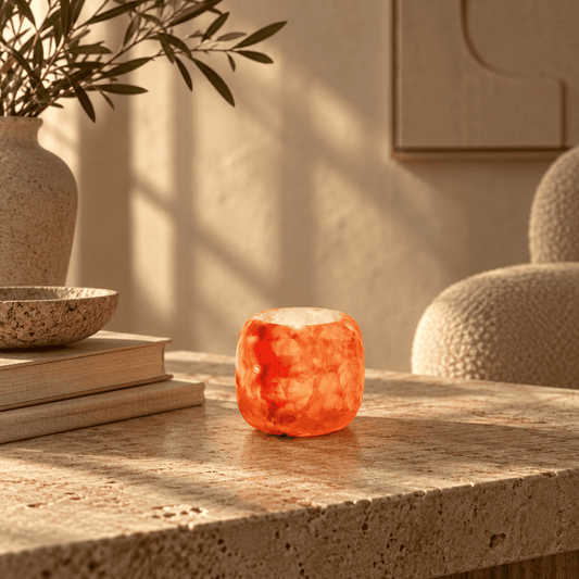 Ambra Viva – Alabaster Natuursteen Waxinelichthouder 6,5 cm