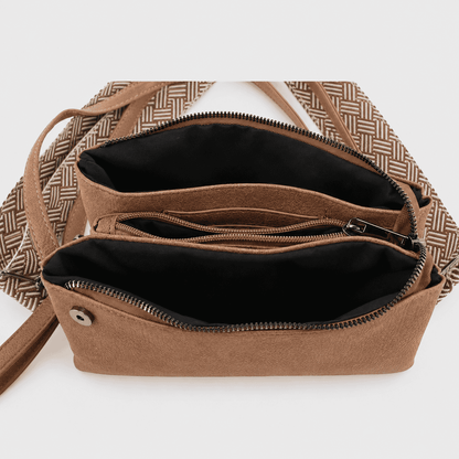 New York – Dames Schoudertas Camel 3-in-1