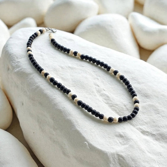 Noir Ivoire – Edelstenen Damesketting
