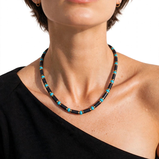 Nuit Turquoise – Dames Ketting