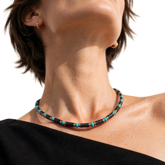 Nuit Turquoise – Dames Ketting