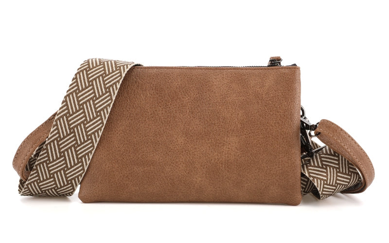 New York – Camel Schoudertasje