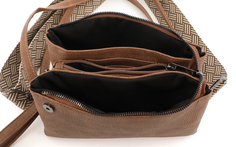 New York – Camel Schoudertasje