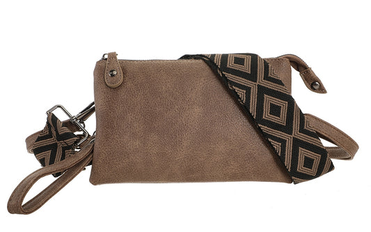 New York – Dark Camel Schoudertasje