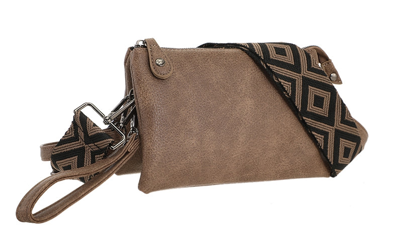 New York – Dark Camel Schoudertasje