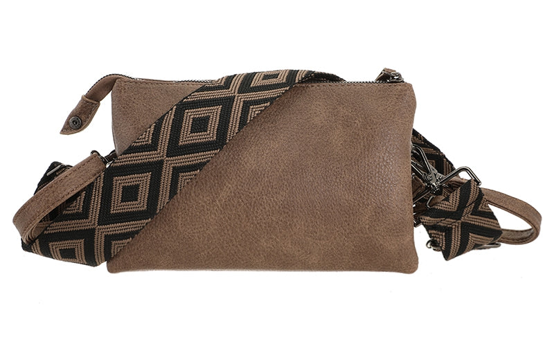 New York – Dark Camel Schoudertasje