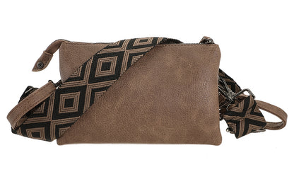 New York – Dark Camel Schoudertasje