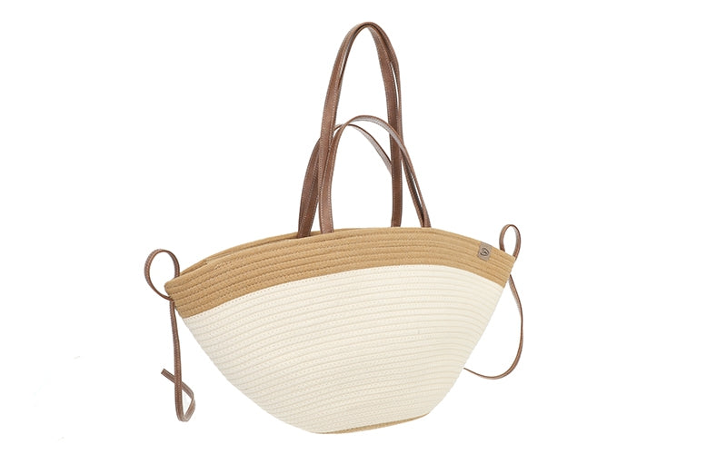 Strandtas Royan – Natural Woven Shopper