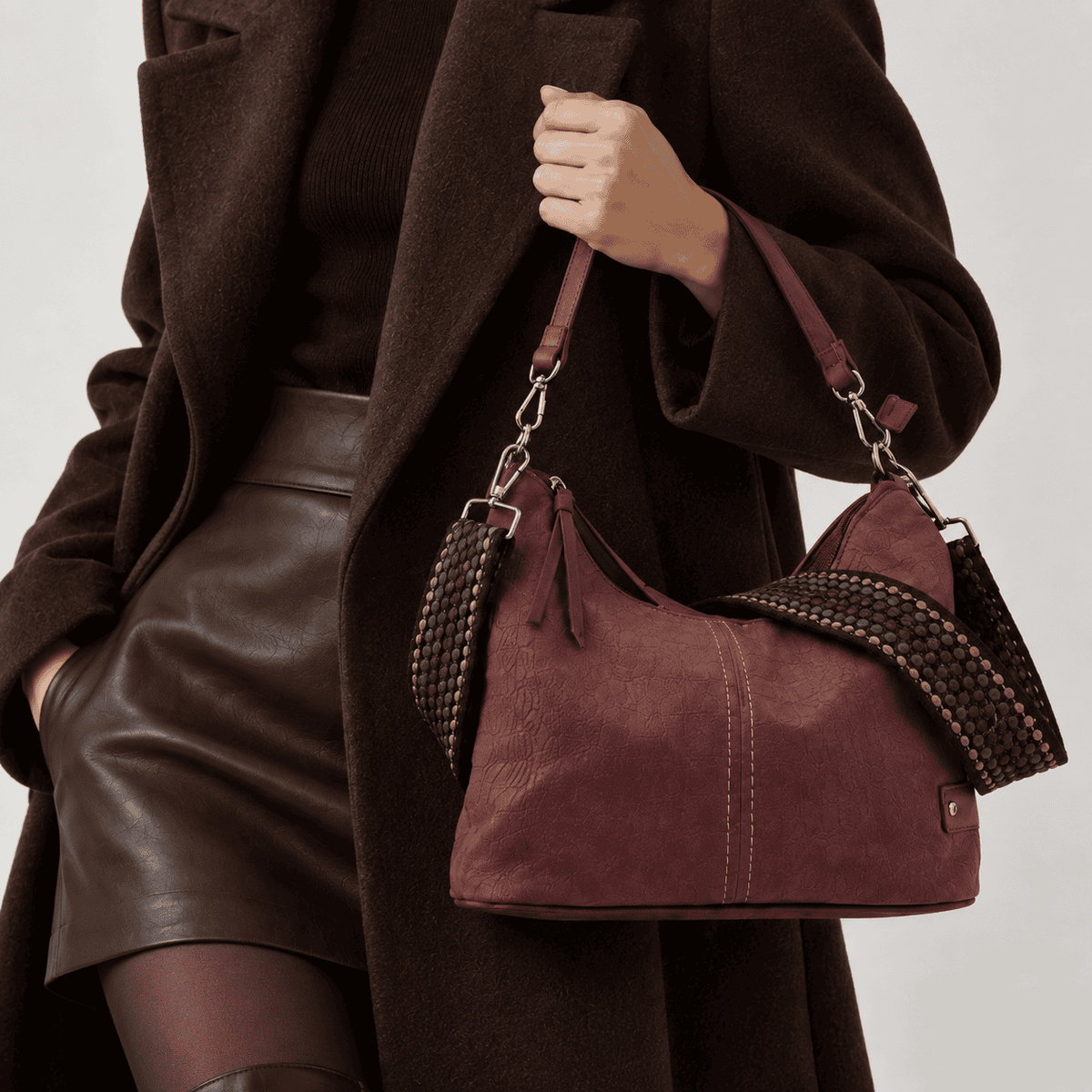 Palma – Dames Schoudertas Burgundy