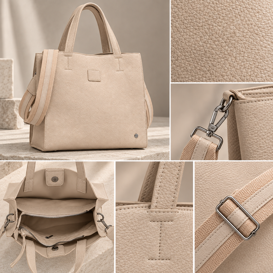 Paris – Dames Handtas Taupe