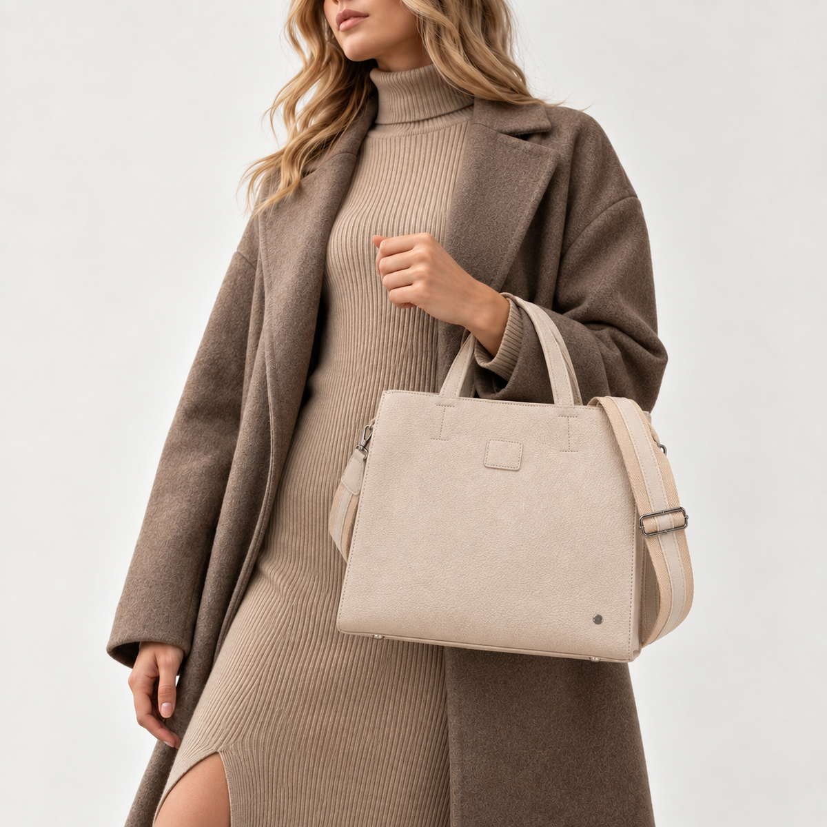 Paris – Dames Handtas Taupe