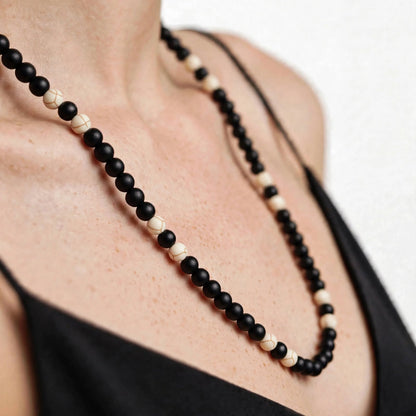 Noir Ivoire – Edelstenen Damesketting