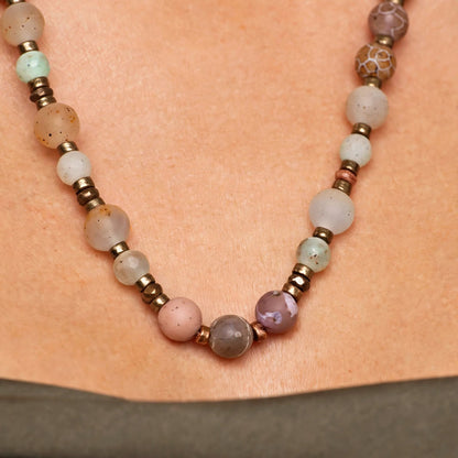 Sabbia Rosa – Edelstenen Damesketting