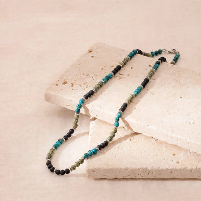 Terra Verde Eleganza – Dames Edelsteen Ketting