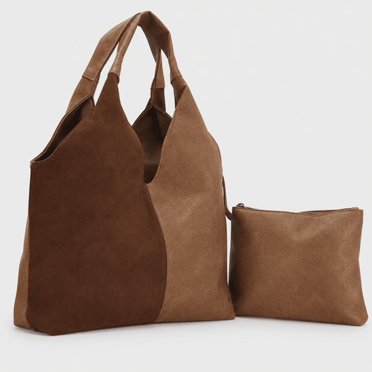 Turnhout Camel – Dames Hobo Shopper & Schoudertas met Etui