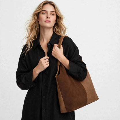 Turnhout Camel – Dames Hobo Shopper & Schoudertas met Etui