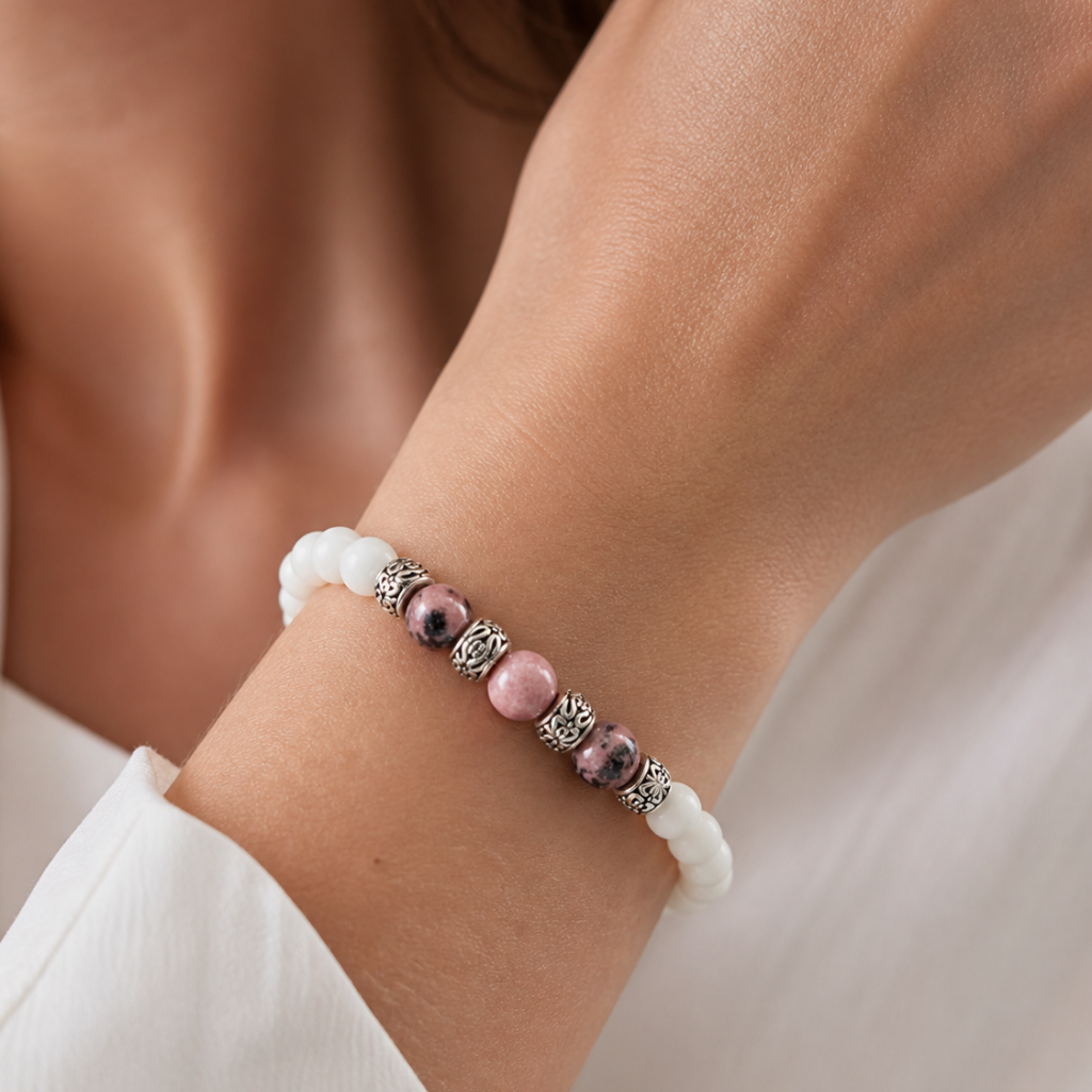 Bracciale Rosa Bianca