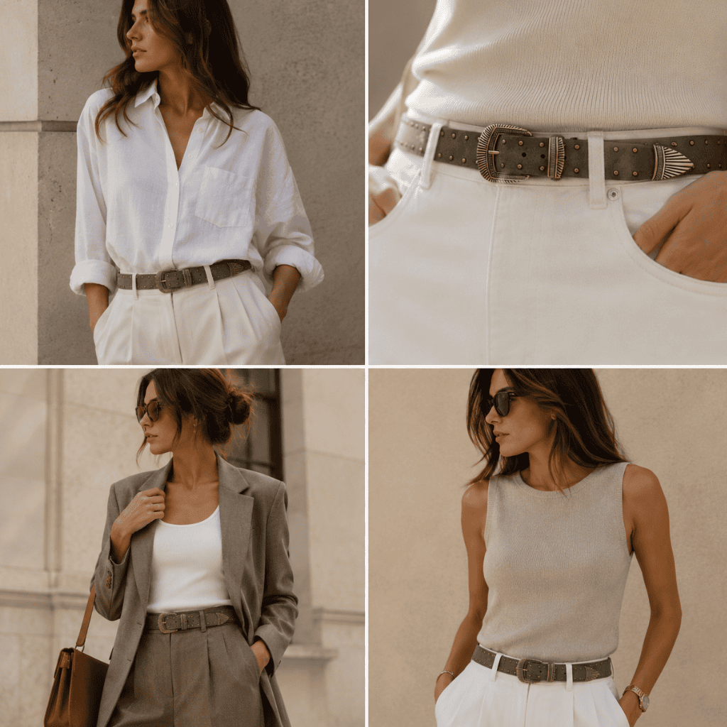 Damesriem Kathy Suede – Groen
