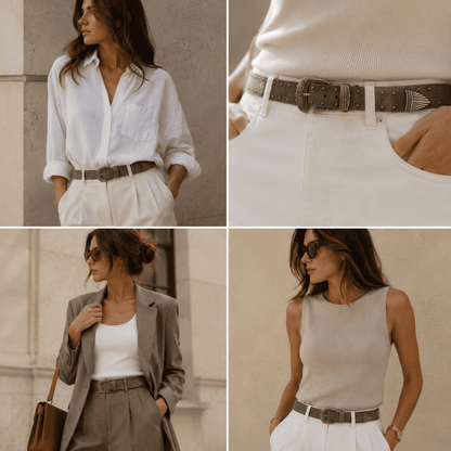 Damesriem Kathy Suede – Groen
