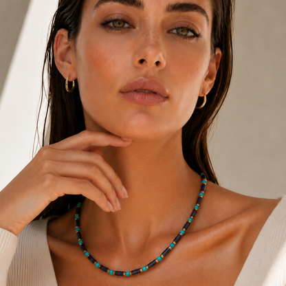 Nuit Turquoise ketting