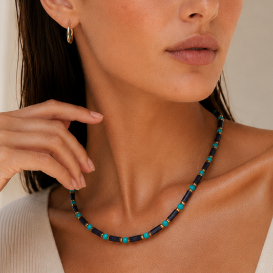 Nuit Turquoise – Dames Ketting