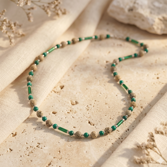 Émeraude Riviera – Edelstenen Damesketting