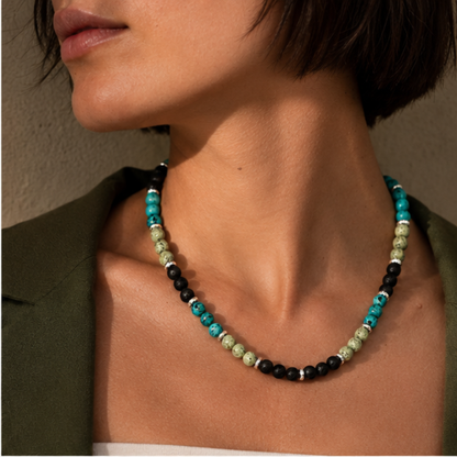 Edelsteen ketting – Terra Verde Eleganza