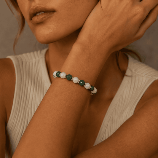 Green Balance – Dames Edelsteen Armband