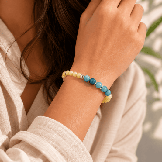 Ocean Sunrise – Dames Edelsteen Armband