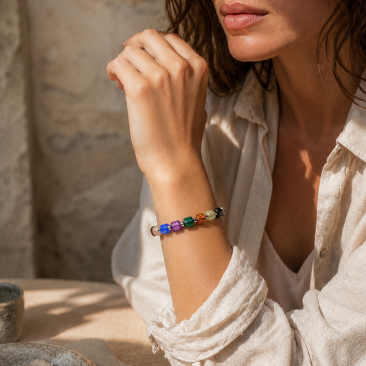 Arcobaleno di Lusso – Dames Edelsteen Armband