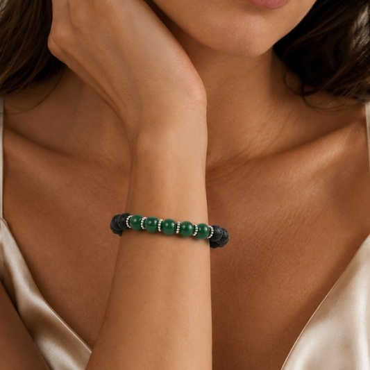 Emerald Edge – Dames Edelsteen Armband