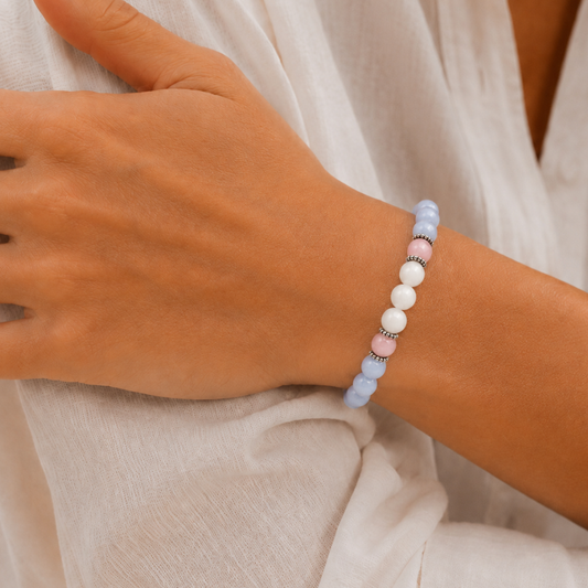 Soft Breeze – Dames Edelsteen Armband