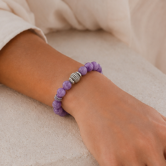 Lavender Bloom – Dames Amethist Armband