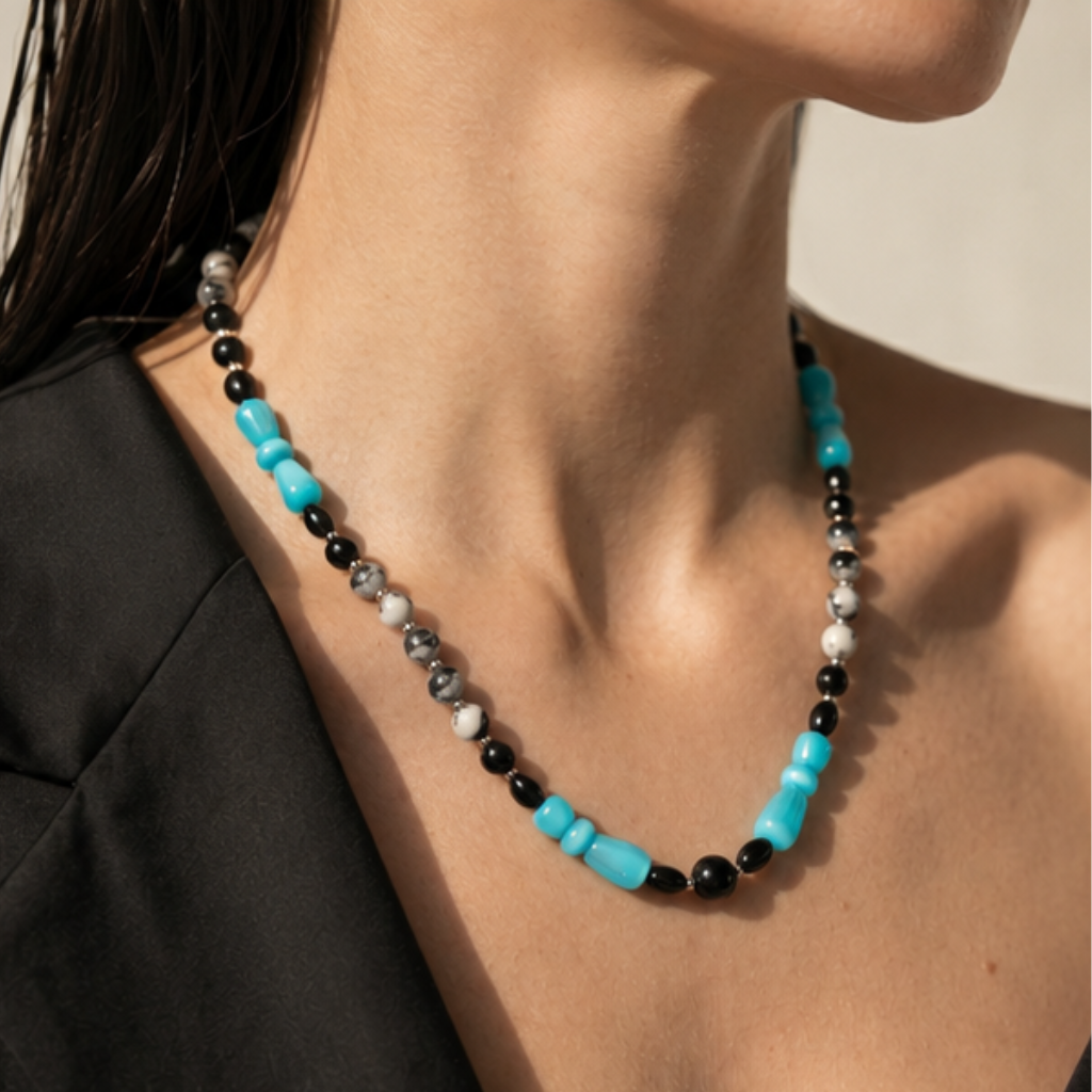 Collier Bleu Nocturne