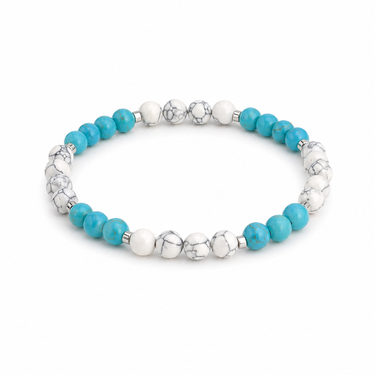 Bracciale Azzurro – Unisex Edelsteen Armband