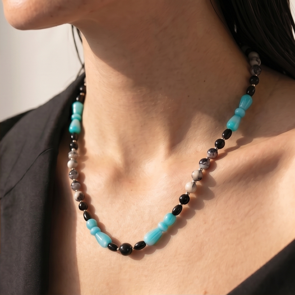 Collier Bleu Nocturne