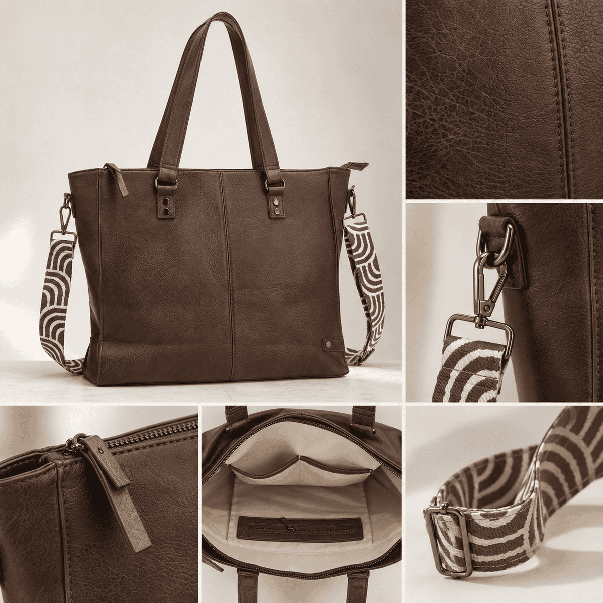 Veghel – Dames Shopper Donkerbruin