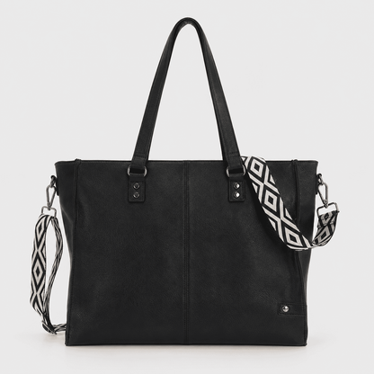 Veghel – Dames Shopper & Schooltas Zwart